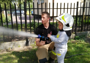 dziecko, strażak