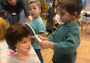 "ja też chcę zostać fryzjerem"