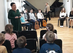 Wizyta "Kocurków" w Państwowej Szkole Muzycznej
