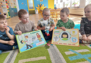 przedszkolaki, plansze o zdrowiu
