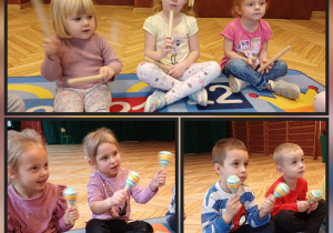 dzieci z instrumentami